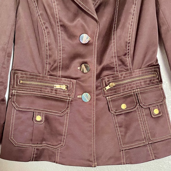 Cache - Brown Blazer - Size S - Like New - Picture 8 of 12